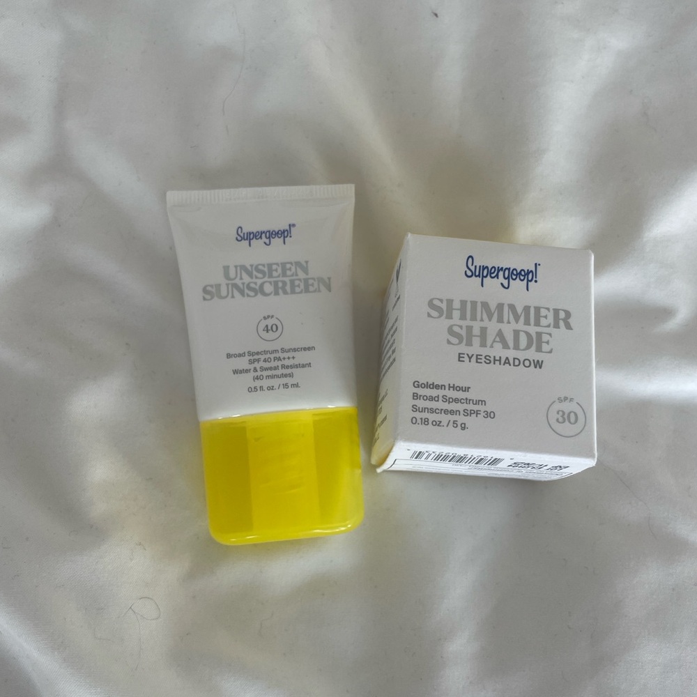 NEW Supergoop! Unseen Sunscreen and Shimmer Shade Set